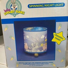 Rare Vintage Baby Looney Tunes Spinning Night Light