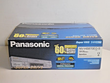 Videoregistratore Panasonic NV-HS870 High-End S-VHS ET, confezione originale e NUOVO, 2 anni di garanzia