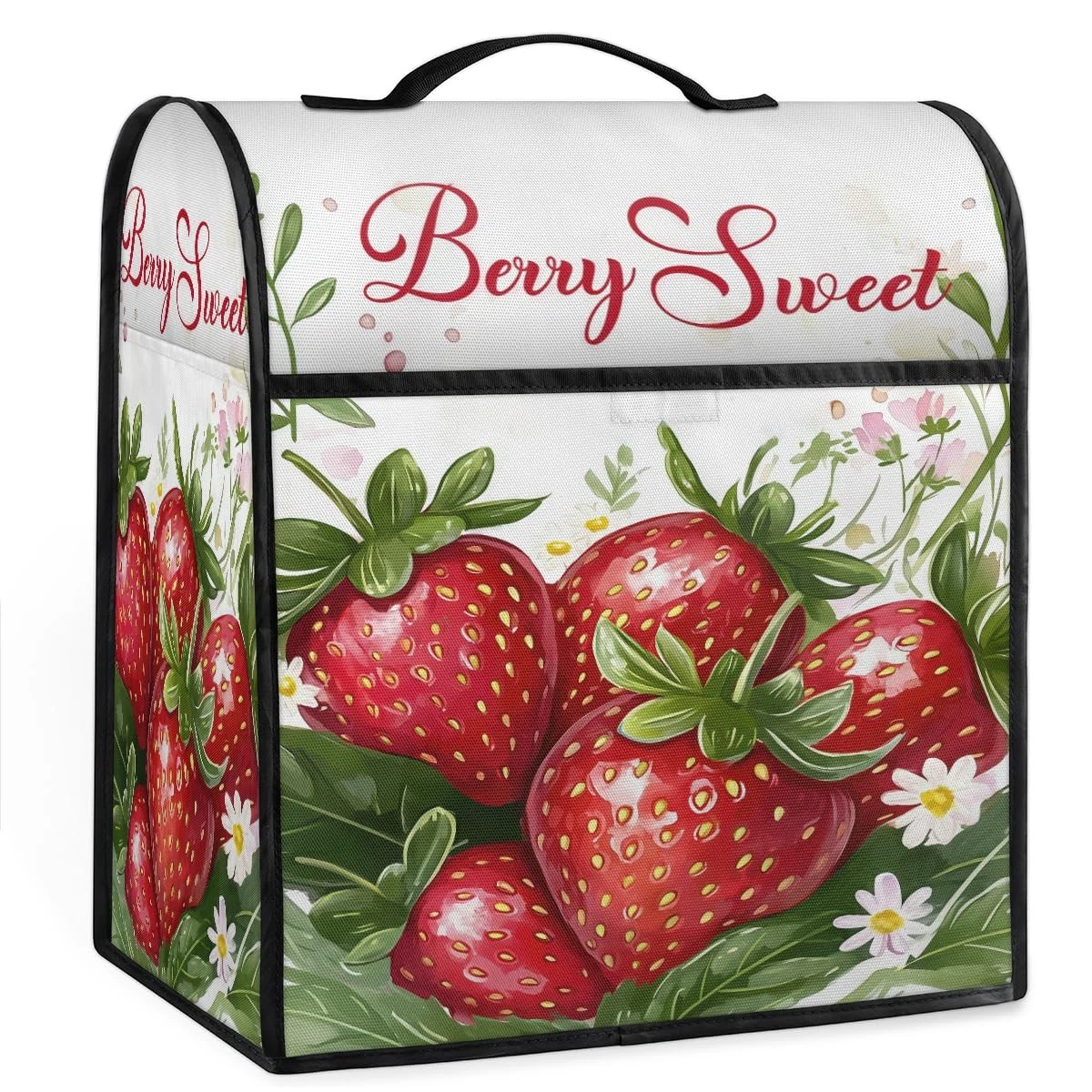 Strawberry Red Stand Mixer Cover for 6-15 Quarts Dust Kitchen Aid Cover