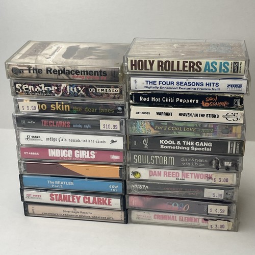 Large Lot Of 80s/90s Alternative Rock Pop Indie Cassette Tapes [Some ...