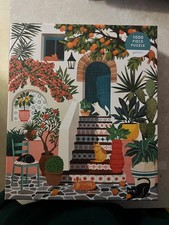 Mediterranean Cats Used 1,000 Piece Jigsaw Puzzle Galison