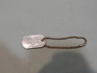 Vintage 1964 GI Joe Dog Tag w/Chain