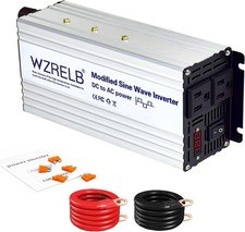 1000W Power Inverter 12V DC to 110V 120V AC,2000W Peak Modified Sine Wave Car...