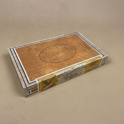 Vintage Wills Zigarrenkiste Holz Eclipse extra fein leer Tabak Memorabilia