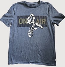 GAP Blue Short Sleeved BMX Biking Tee Boys XL Size 12-14