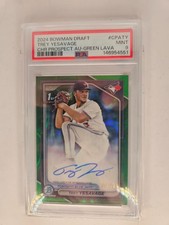 2024 Bowman Draft Trey Yesavage auto green lava