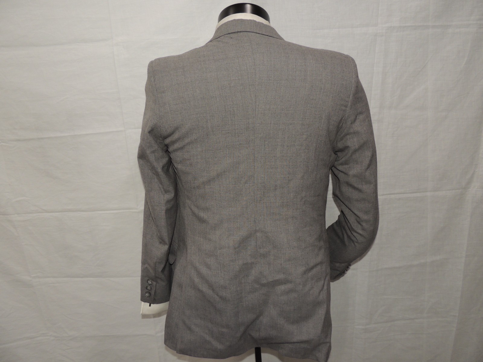 Giacca blazer cappotto Yves Saint Laurent vintage anni 80 grigio chiaro 36 slim fit