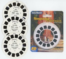 Sequoia and Kings Canyon California View-Master 3 TEST Reels and Copy Cover