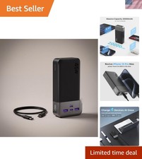 Ultra-Portable 20000mAh Power Bank with Smart LED Display and Fast Charging