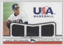 2011 Topps USA Baseball Team Triple Relics 121/240 Matt Reynolds #TR-MR 0s3