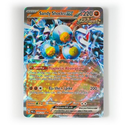 Pokemon - Sandy Shocks ex - 056/131 - SV Prismatic Evolutions - Half Art