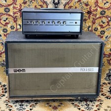 1963 WEM - Pick A Bass - Halfstack - ID 5429