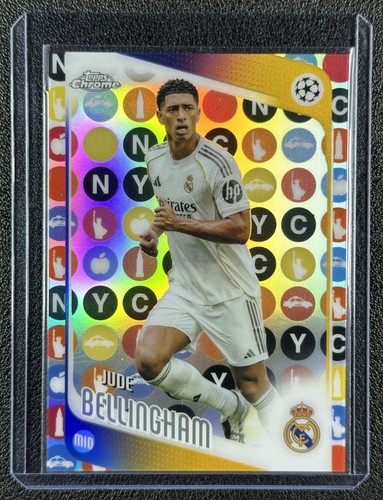 JUDE BELLINGHAM 2025-26 TOPPS CHROME UCC #64 BIG APPLE VARIATION FANATICS FEST