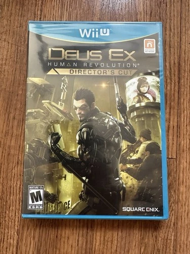Deus Ex: Human Revolution - Director's Cut (Nintendo Wii U, 2013) Mint! Sealed!!