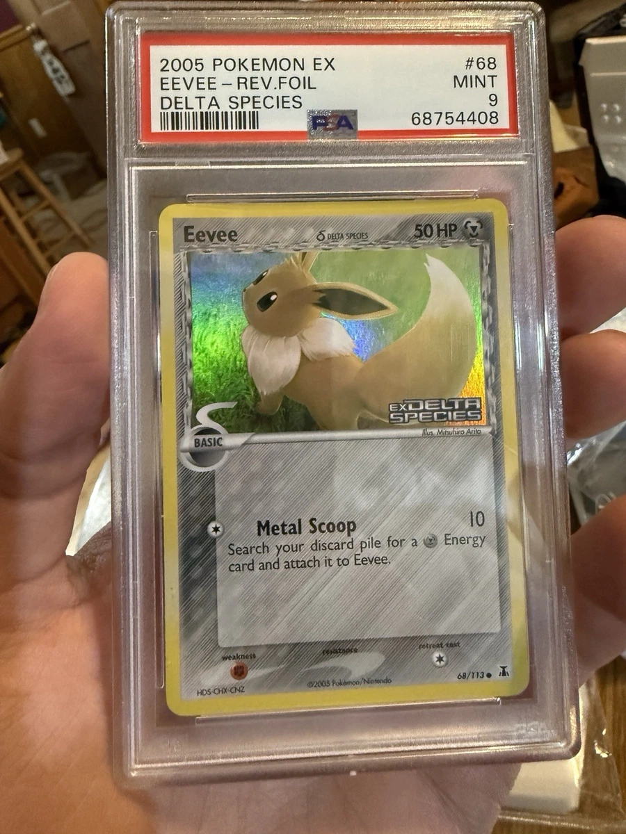 Eevee Pokémon TCG Professional Sports Authenticator (PSA) Grade 9
