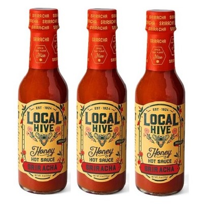 Local Hive Honey Hot Sauce Sriracha 3 Pack