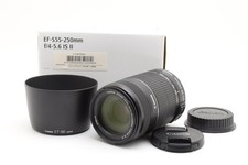 Canon EF-S 55-250mm f/4-5.6 IS II Telephoto Lens Mint w/Box,Hood Japan 9488