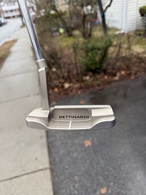 BETTINARDI BB1 NICKEL PLATE 353G Blade PUTTER 35” W/Headcover MINT