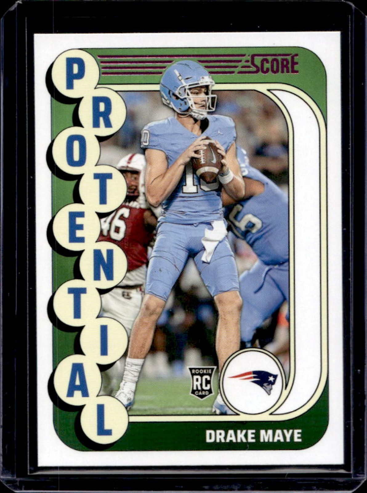 2024 Panini Score Drake Maye Protential RC Pink Rookie #2 Patriots