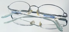 MARCOLIN MA9228 705 Eyeglasses SILVER/BLUE New Metal 49-18-135 Semi-rimless