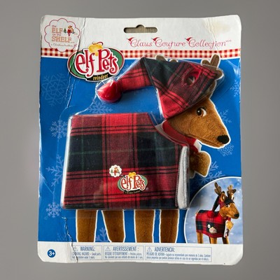 Elf on the Shelf Pet Reindeer Red Plaid Pajamas PJs Claus Couture NIP