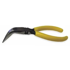 JONARD TOOLS JIC-3026 6 3/8 in Bent Long Nose Plier Ergonomic With Dipped