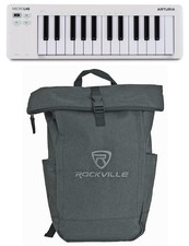 Arturia MICROLAB MK3 White 25-Key MIDI USB Ke...