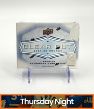2024-25 UPPER DECK CLEAR CUT HOCKEY FACTORY SEALED HOBBY BOX