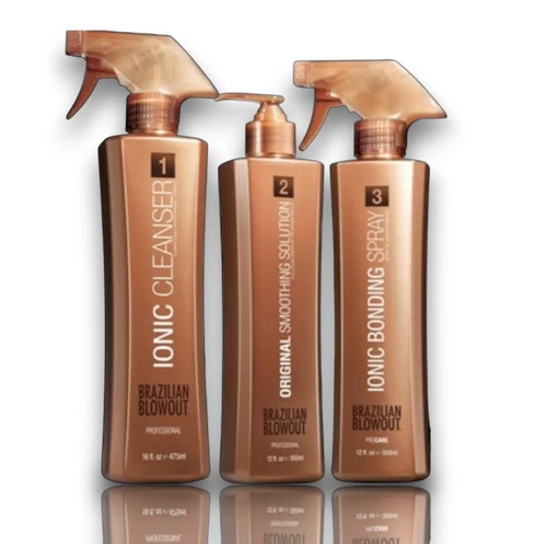Brazilian Blowout Step 1(16oz) Step 2(12oz)&Step 3(12oz) SET BRAZILIAN - NEW