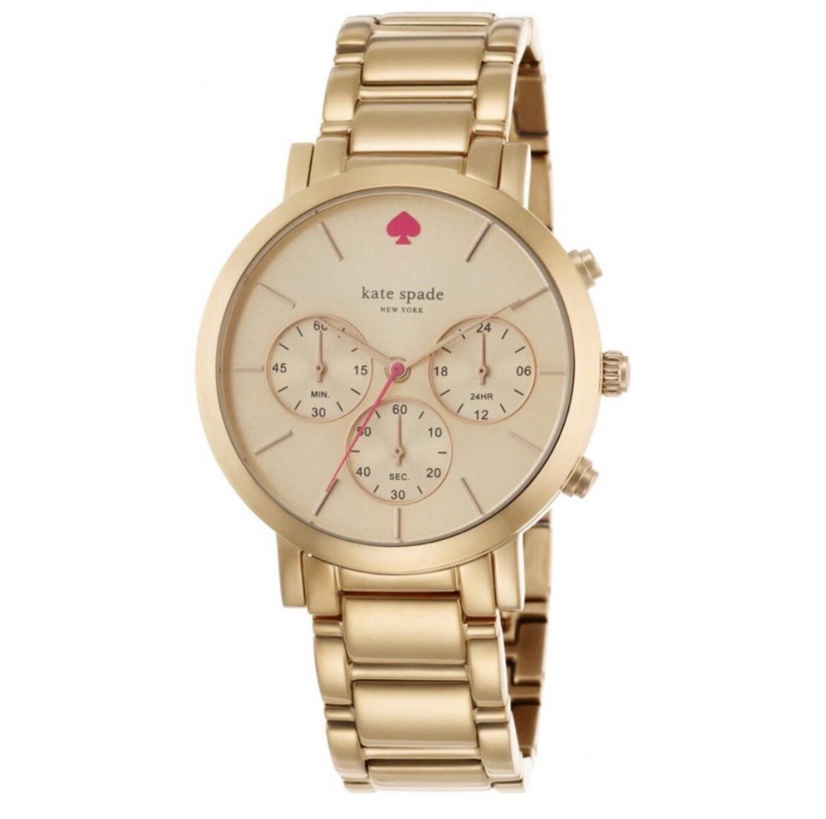 Kate Spade Gramercy Grand Chronograph Rose Gold Stainless 