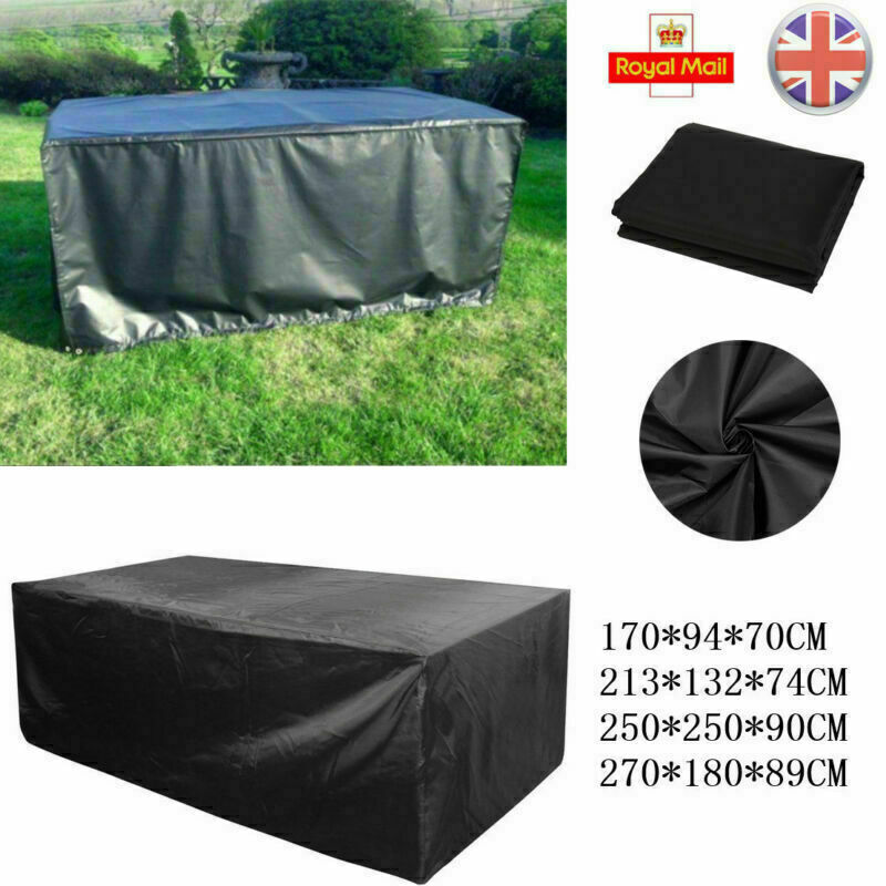 UK Garden Patio Furniture Set Cover Waterproof Rattan Table Cube