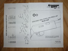Crosman 2200 O-Ring Seal Kit Exploded View Parts List Seal ID Guide