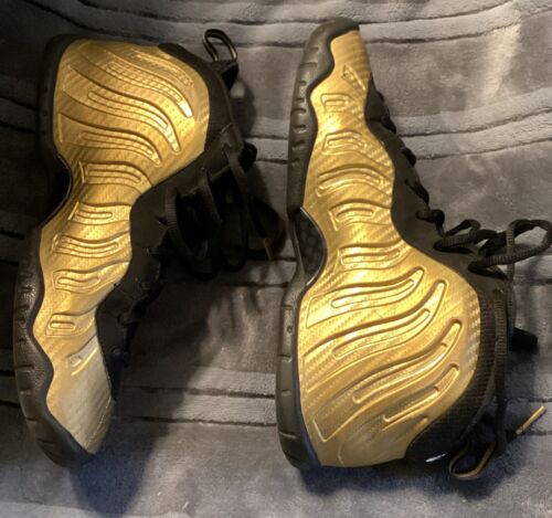Nike Air Foamposite Pro “Metallic Gold” Shoes. Size 7Y Great Condition!! - Picture 5 of 6