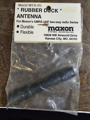 NEW  Maxon WTA-2G Rubber Duck Antenna *FREE SHIPPING*