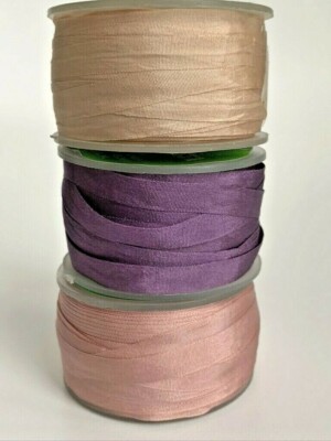 Luxuriöses 100 % handgefärbtes Seidenband Hochzeit Gify Halstuch Floristik Weihnachten