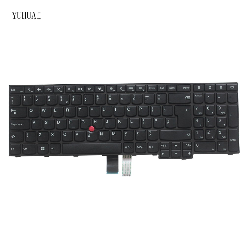 Laptop fit Lenovo IBM ThinkPad E550 E550c E555 UK English keyboard