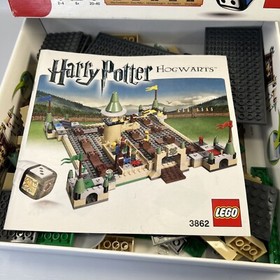 HARRY POTTER Hogwarts LEGO Set 3862  missing 6 pieces  Very Good Condition