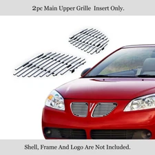 Fits 2005-2009 Pontiac G6 Main Upper Chrome Billet Grille Insert