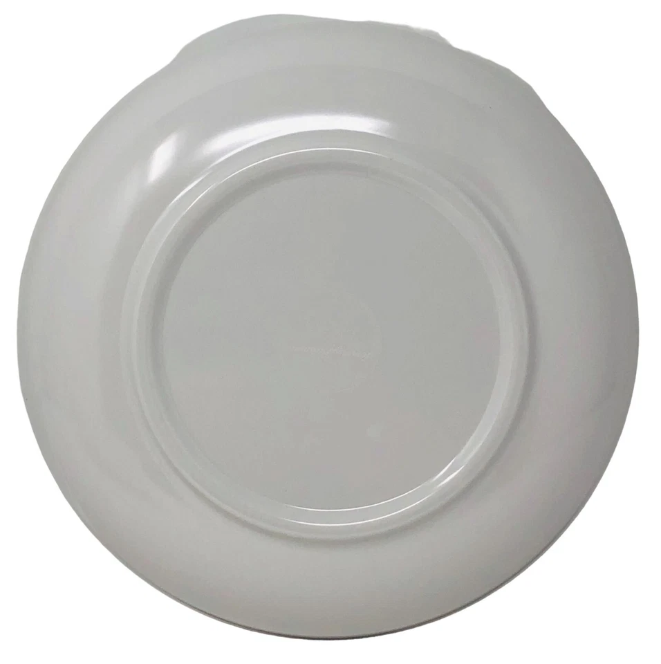 Tommy Bahama 三聚氰胺白色蓝色圆点边缘沙拉意大利面汤圆形碗 4 件套 — 第 4/4 张图片