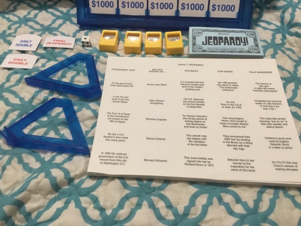 2003 ORIGINAL EDITION JEOPARDY,COMPLETE, ALEX TREBEK, ART FLEMING