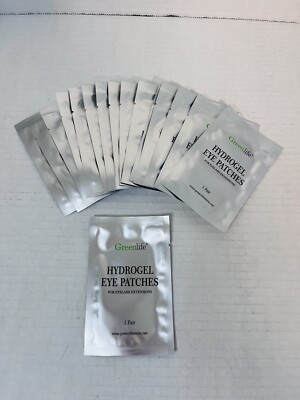 Eyelash extensions eye patches Greenlife Hydrogel eye gel  15 pairs