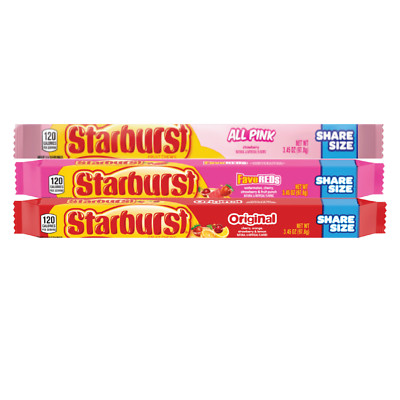 Starburst Variety Flavor Chewy Fruit Chews Candy | 3.45oz | Mix & Match