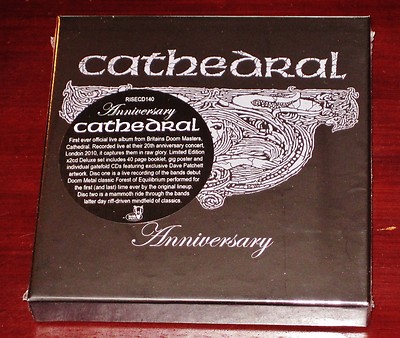 Cathedral: Anniversary - Limited Deluxe Edition 2 CD Box Set 2011 Rise Above NEW