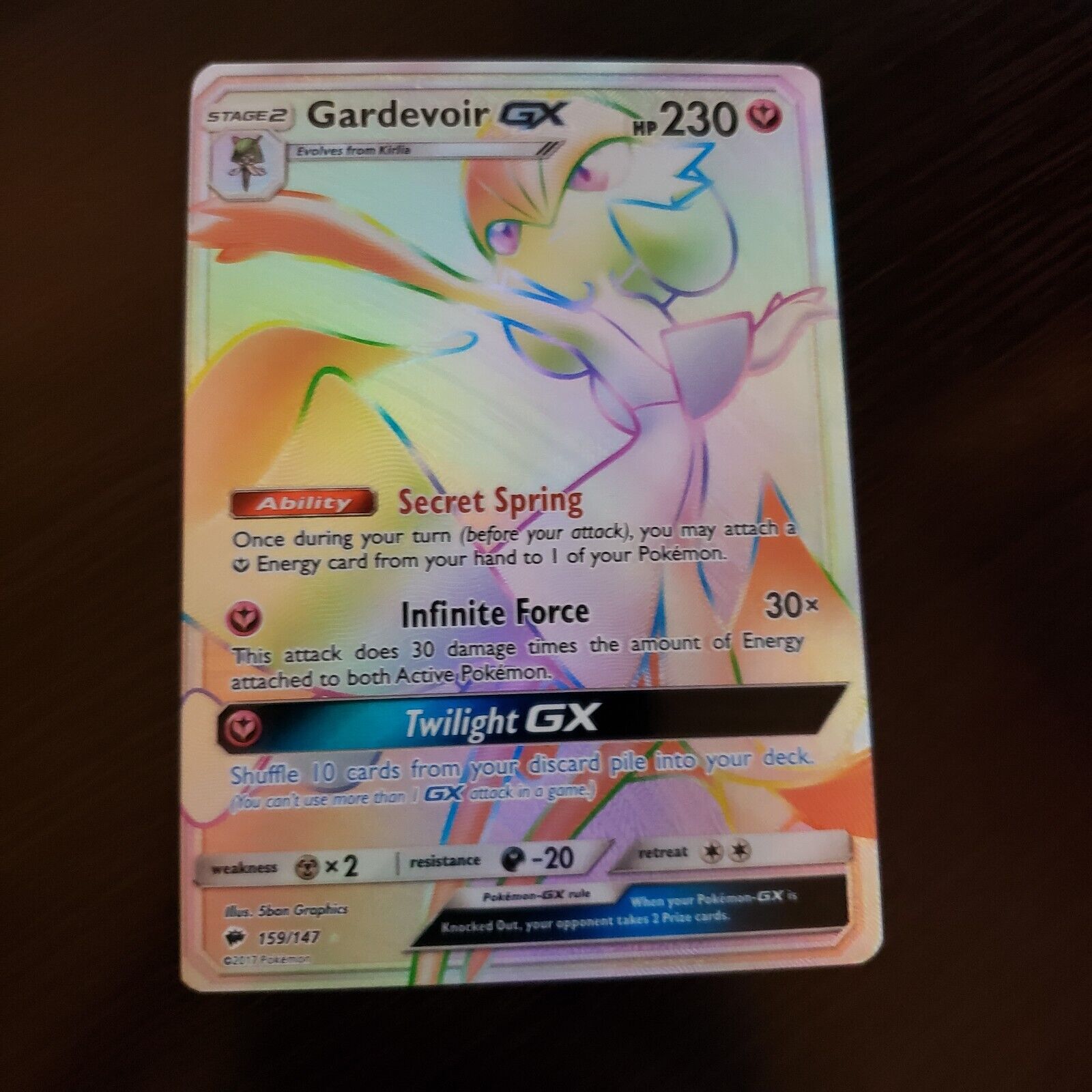 Free: Pokemon Gardevoir GX Full Art Secret Rare 159/147 - Cards -   Auctions for Free Stuff