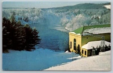 Newaygo County  Hydroelectric Power Plant  Michigan  Postcard
