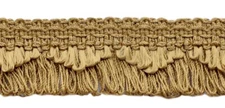 Scallop Loop Fringe, Color# E16C - Golden Beige [Sold By The Yard]