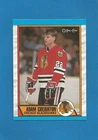 Adam Creighton RC 1989-90 O-PEE-CHEE OPC Hockey #218 (MINT) Chicago Blackhawks