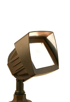 Landscape Low Voltage Lighting - Integrated 20W LED Pro Series Flood Light Rust