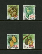 H003  Indonesia  2002   fruits   4v.   MNH