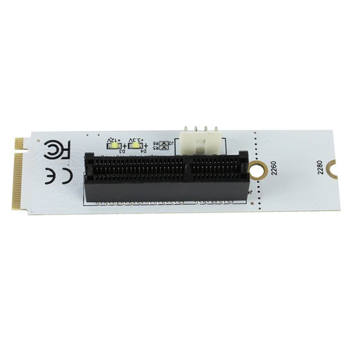 NGFF M2 to PCI-e 4X 1X Slot Riser Card M Key M.2 2260 2280 SSD Port to PCIE - Picture 8 of 8